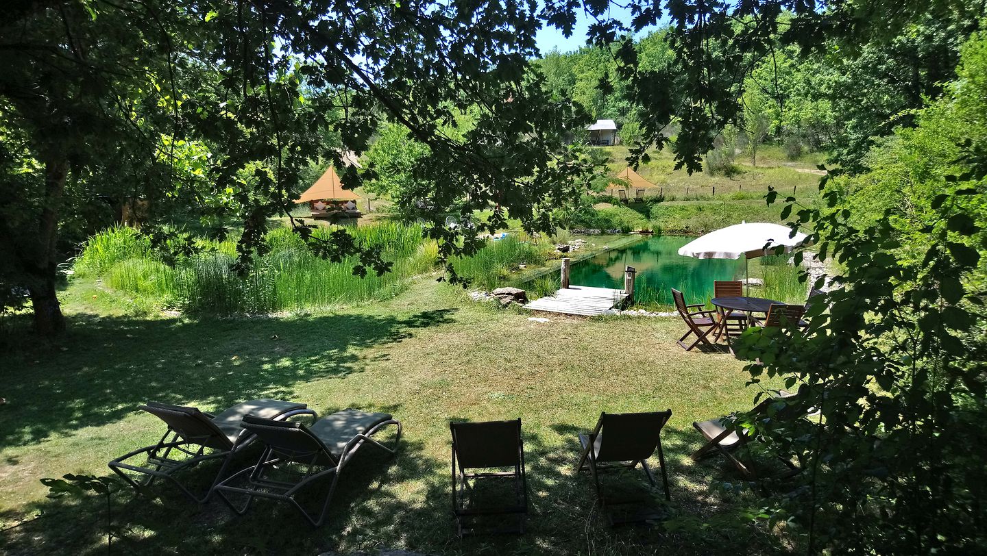 Woodland Safari Tents for Luxury Camping Outside of Toulouse, France