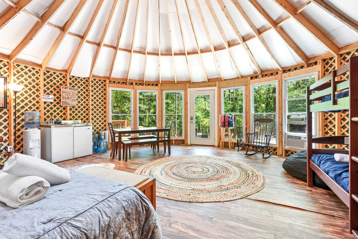 Yurt Rental Panola Mountain State Park, Glamping GA