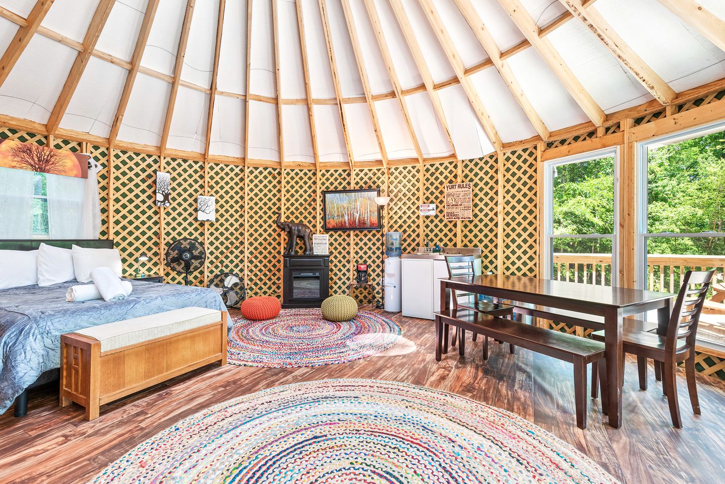 Yurt Rental Panola Mountain State Park, Glamping GA