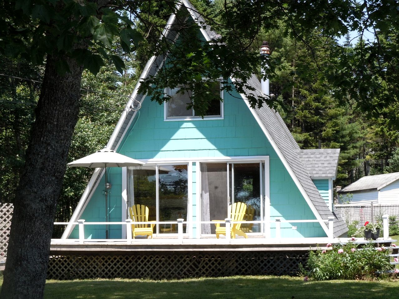 Delightful A-Frame Cabin Rental with Bay Views in South Shore, Nova Scotia