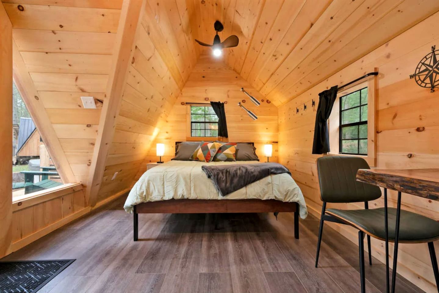 Serene A-Frame with Hot Tub Perfect for Couples in Oxford, Maine