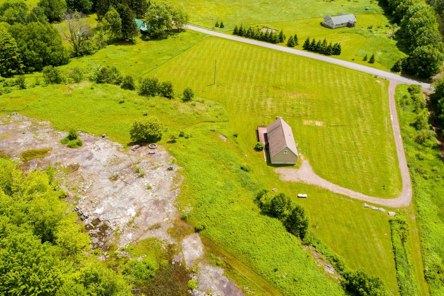Serene Getaway on Private Land with Panoramic Views in Walton, New York