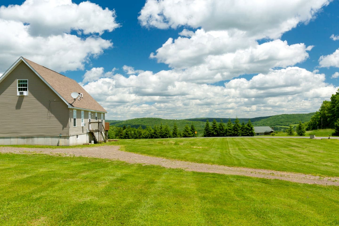 Serene Getaway on Private Land with Panoramic Views in Walton, New York