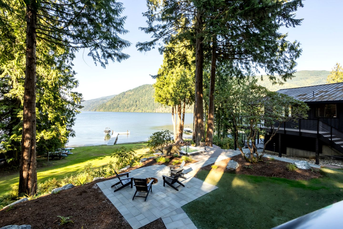 Serene Lake Whatcom Retreat with Dock & Hot Tub Near Bellingham in Sedro-Woolley, Washington