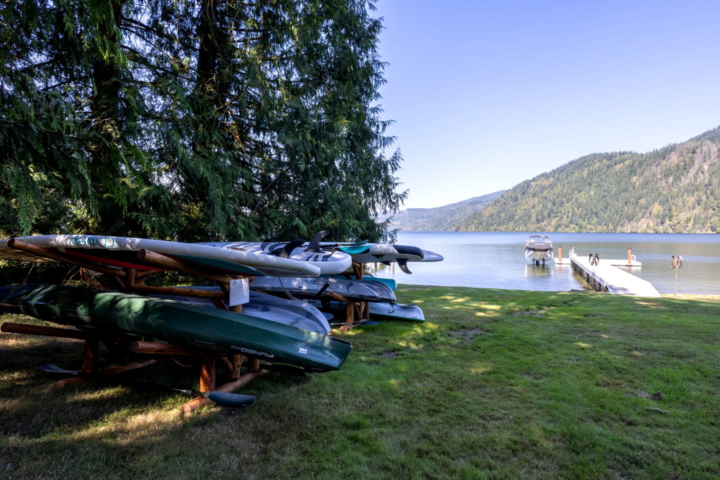 Serene Lake Whatcom Retreat with Dock & Hot Tub Near Bellingham in Sedro-Woolley, Washington