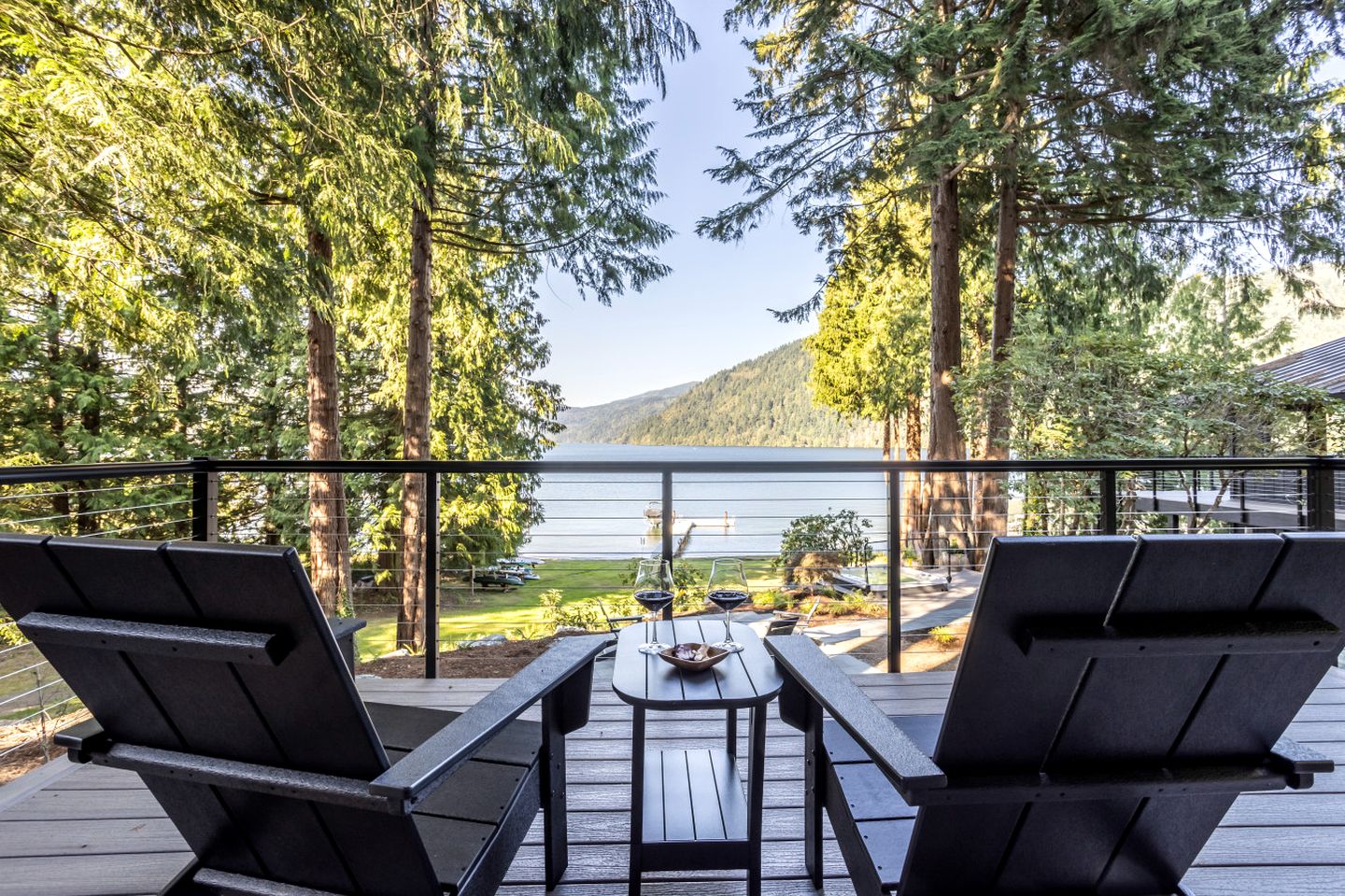 Serene Lake Whatcom Retreat with Dock & Hot Tub Near Bellingham in Sedro-Woolley, Washington