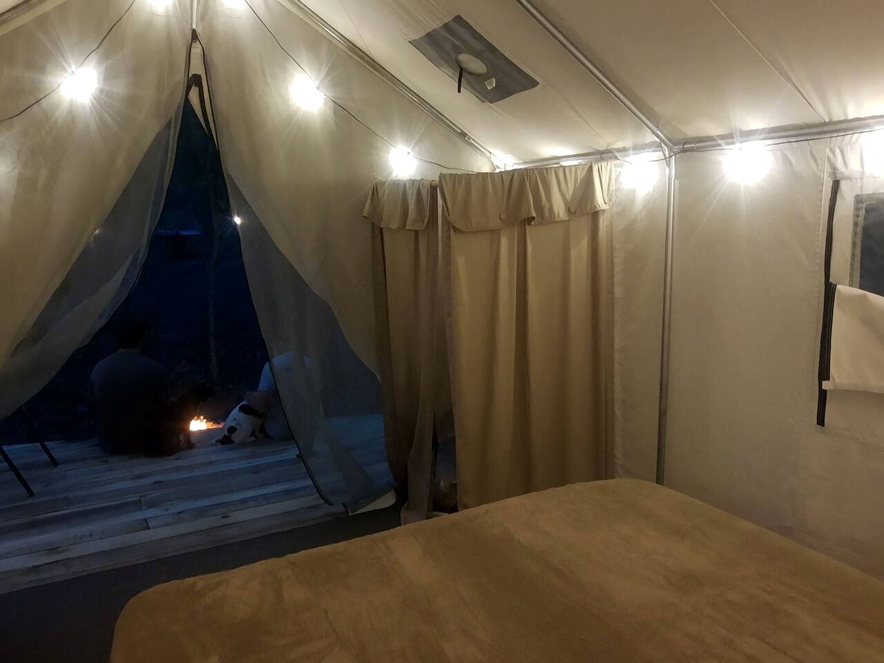 Whimsical Forest Safari Tent Haven Near Laurel Creek, Tennessee
