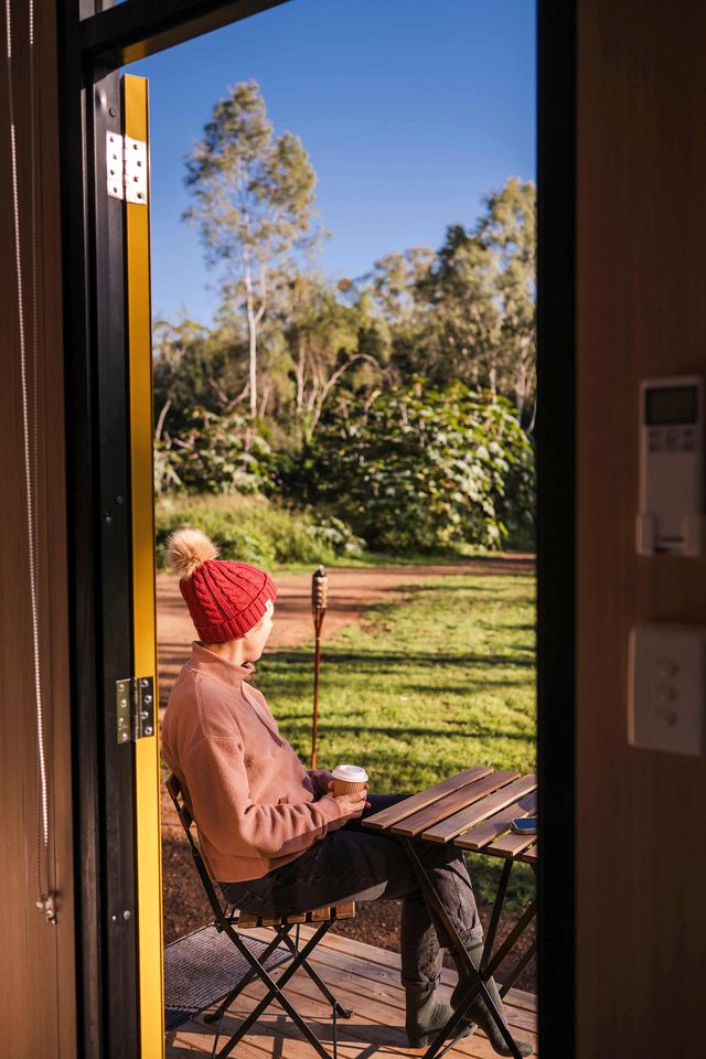 Serene Tiny Home Farm Stay with Creek Views near Toowoomba, Withcott QLD