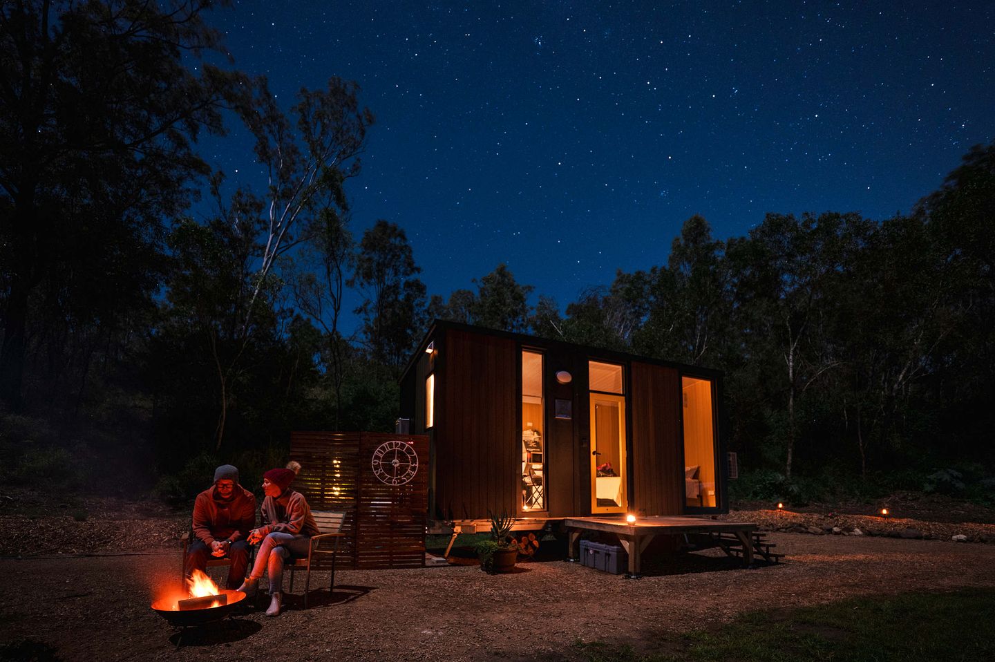 Serene Tiny Home Farm Stay with Creek Views near Toowoomba, Withcott QLD