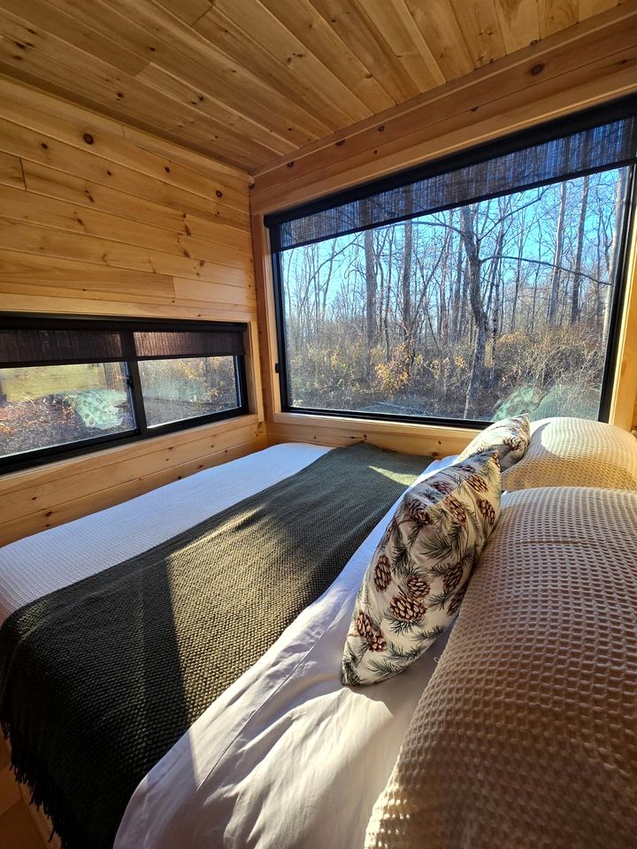 Serene Tiny House Nestled in the Woods in Quakertown for a Romantic Glamping Getaway in Pennsylvania