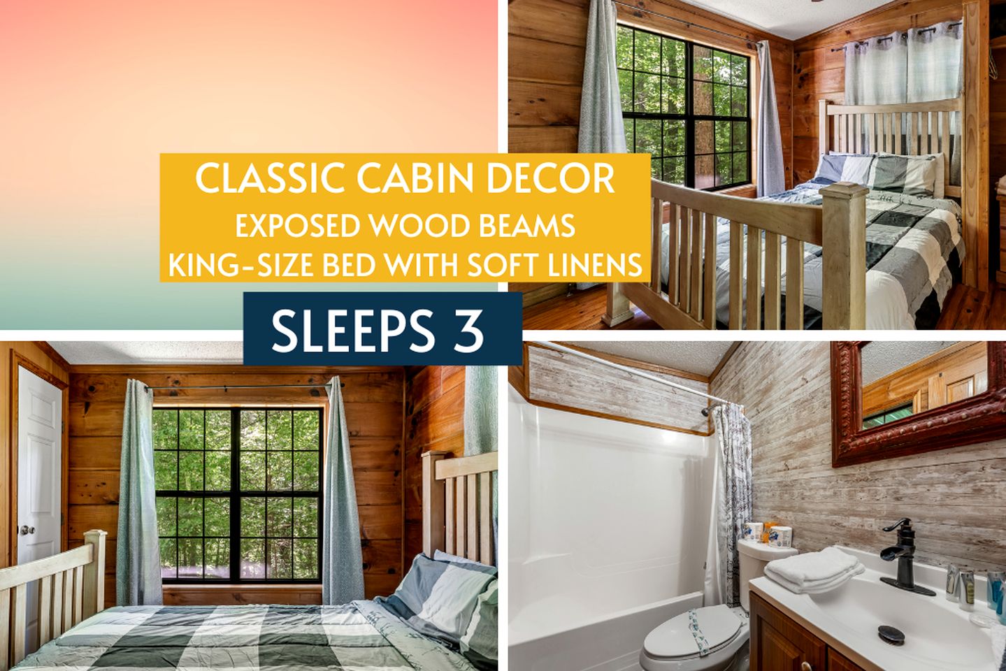 Serene Wooden Cabin with Hot-Tub and Covered Porch in Sevierville, Tennessee