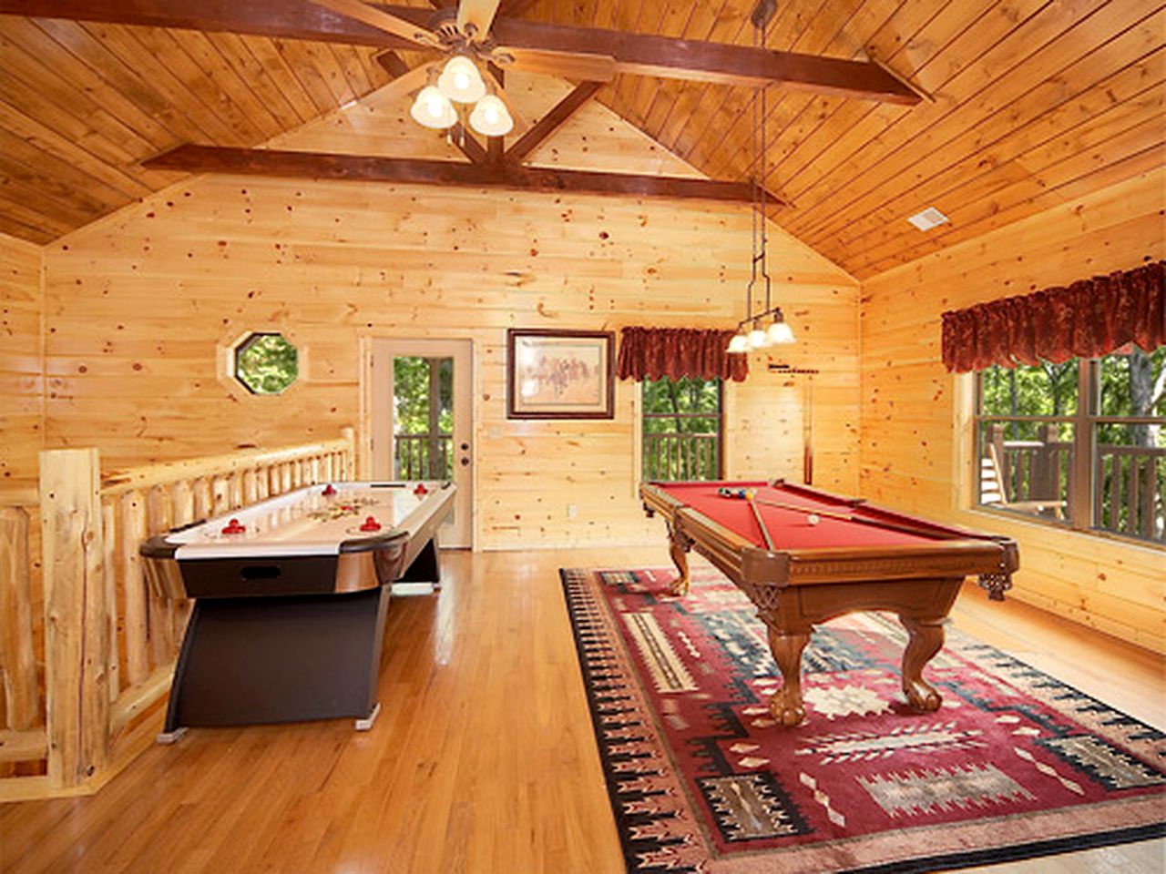 Fantastic Cabin Rental with a Games Room for Family Getaways in the Smokies