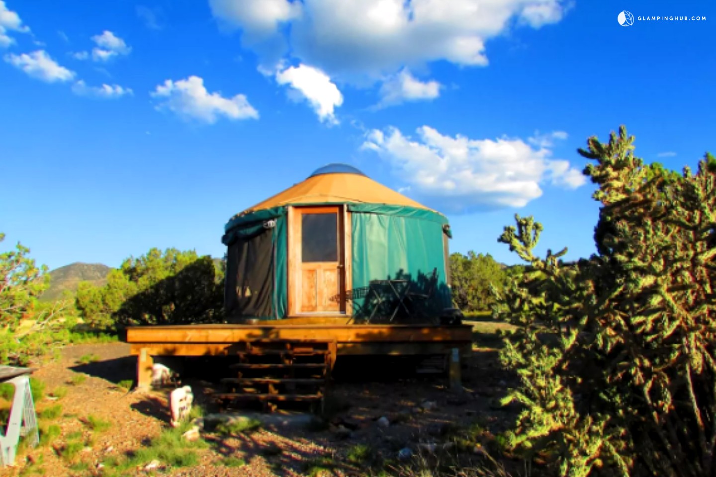 Yurt near Madrid, New Mexico