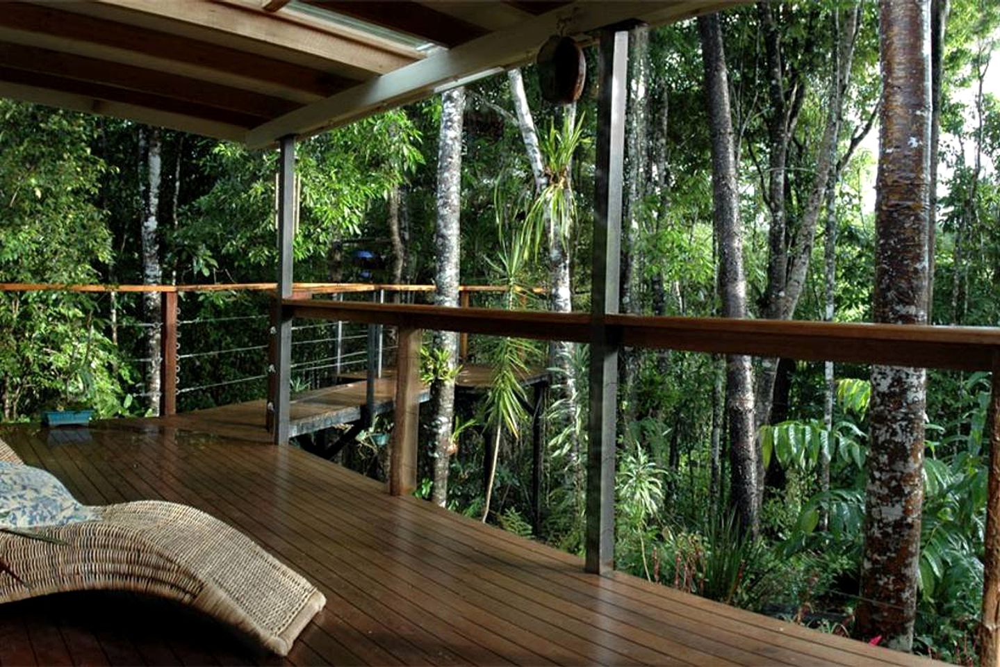 Enchanting Riverside Cabin Rental in the Rainforest near Cairns, Queensland