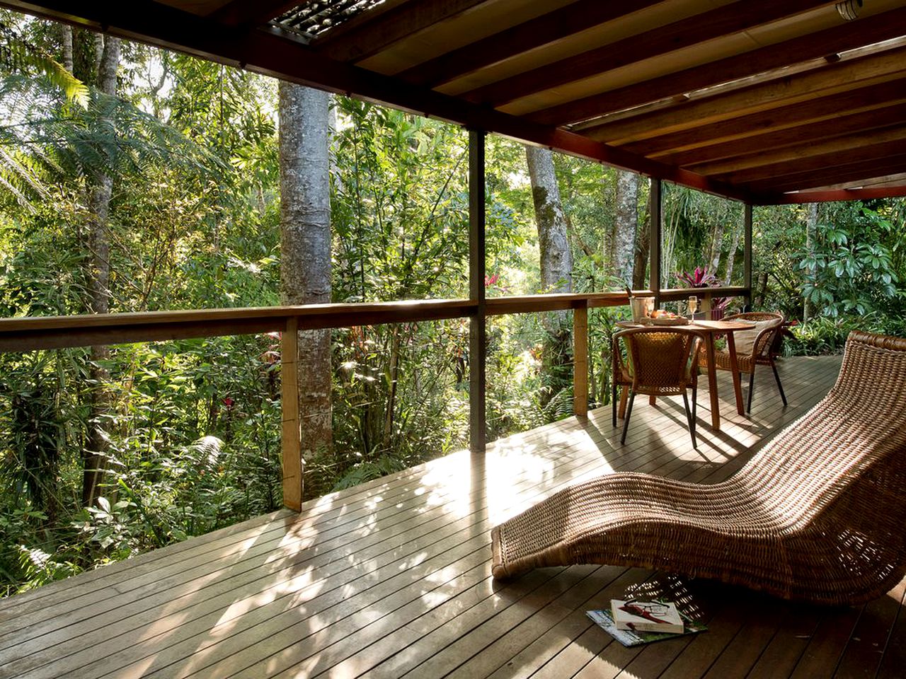 Enchanting Riverside Cabin Rental in the Rainforest near Cairns, Queensland