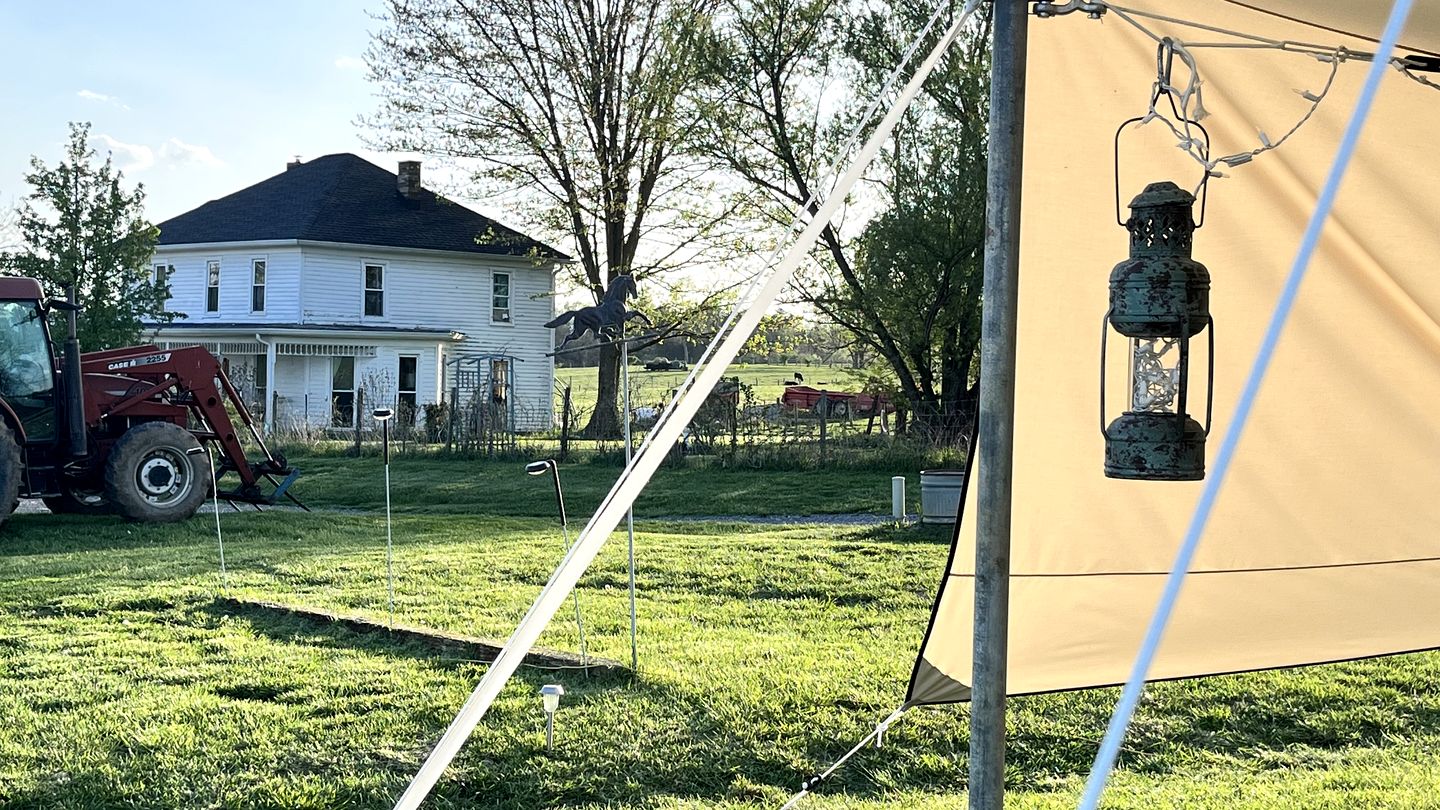 Shenandoah Valley Glamping Bell Tent on Working Cattle Farm in Edinburg, Virginia