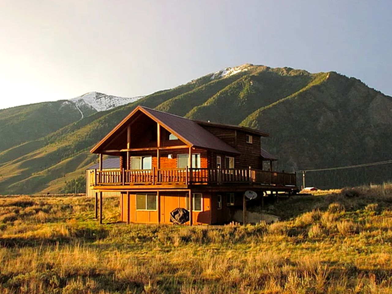 Cabin near Yellowstone National Park in Montana