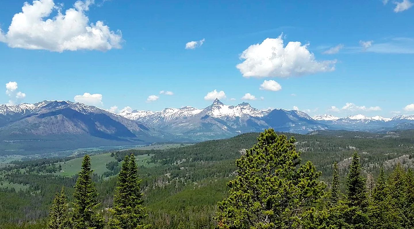 Magnificent Log Cabin with Mountain Views near Yellowstone National Park, Montana