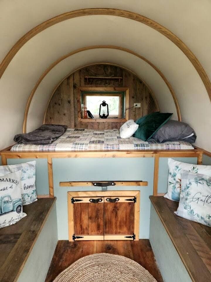 Rustic Glamping Wagons with Teton Views on Working Ranch near Tetonia, Idaho