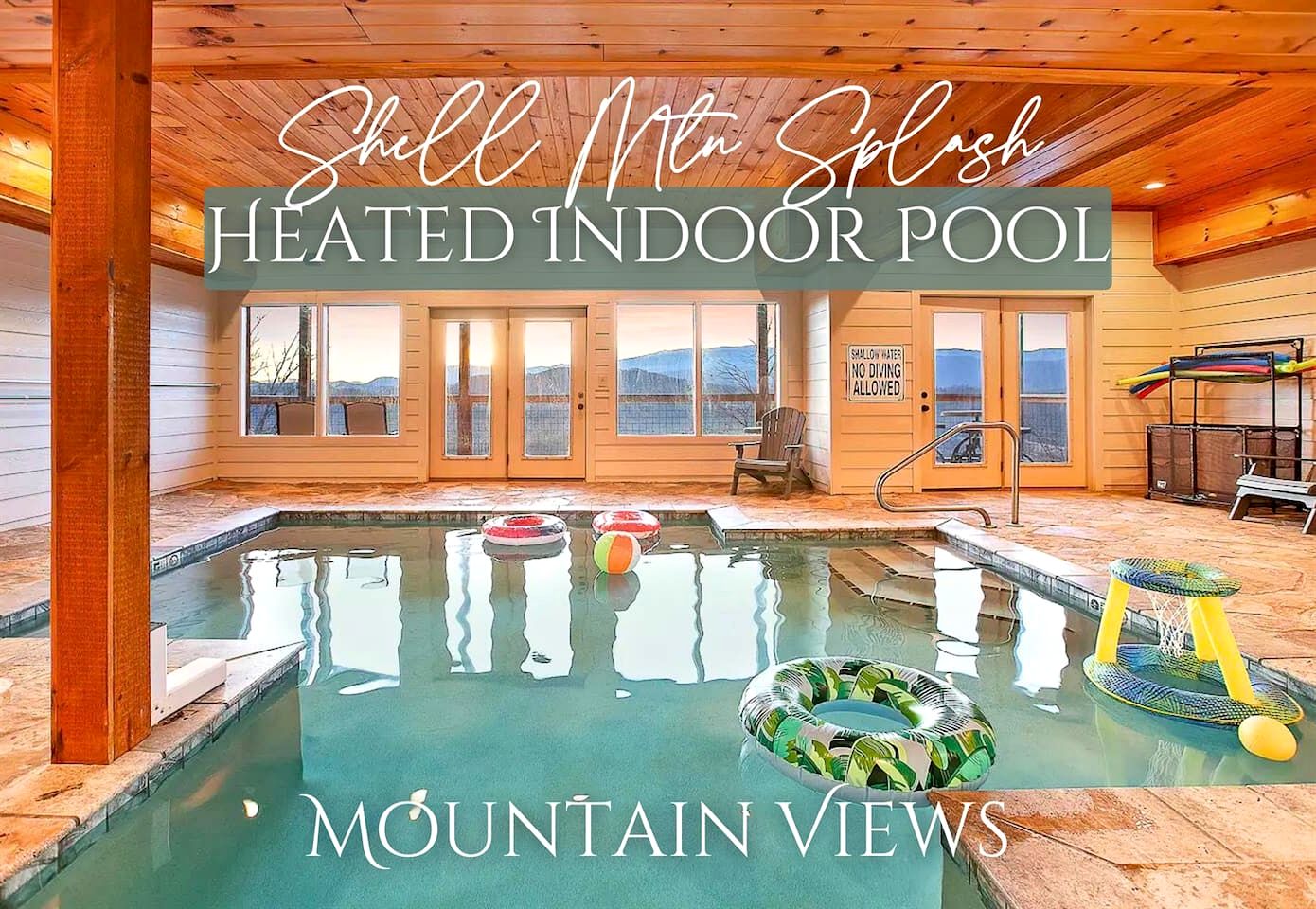 Luxurious Sevierville Mountain Retreat • Heated Indoor Pool, Hot Tub & Arcade, Sevierville, TN