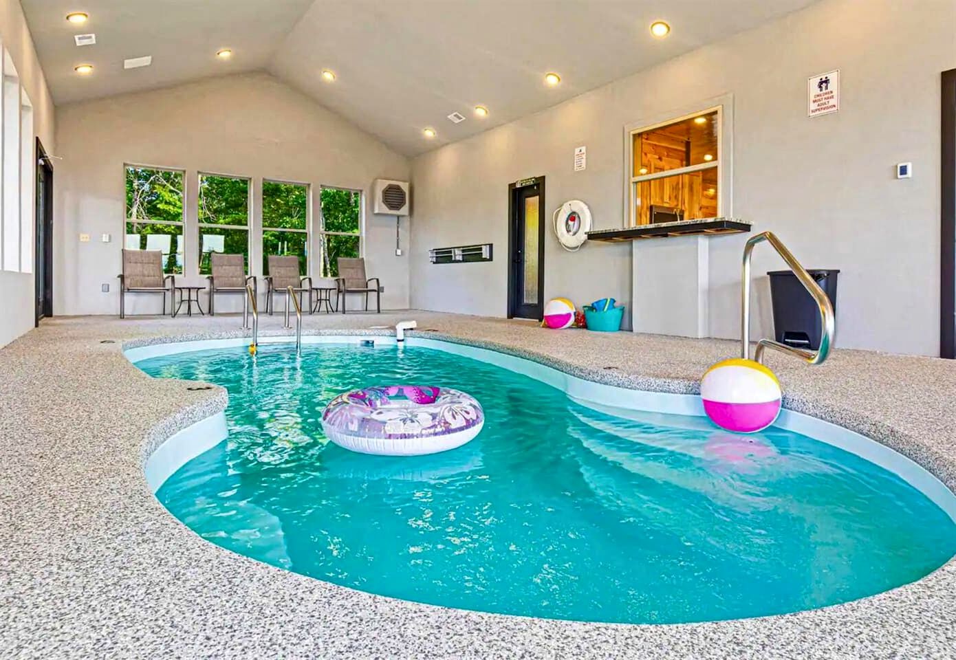 Scenic Smoky Mountain Retreat with Heated Indoor Pool & Game Room near Pigeon Forge, Sevierville TN