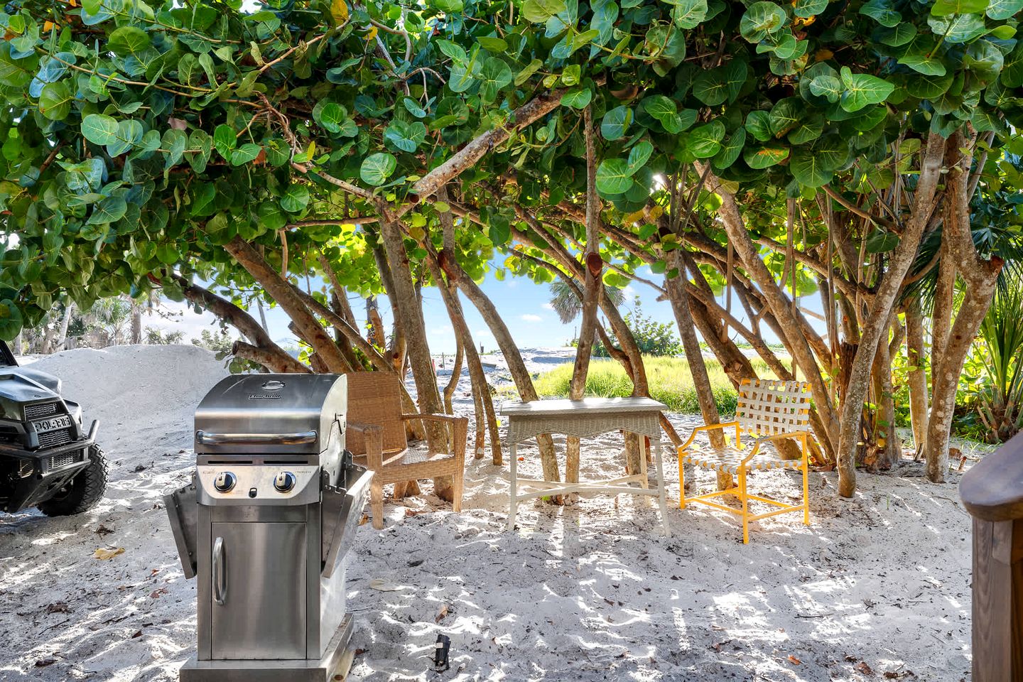 Charming Beachfront Cottage with Dock Slip and Kayaks on Little Gasparilla Island | Placida, FL