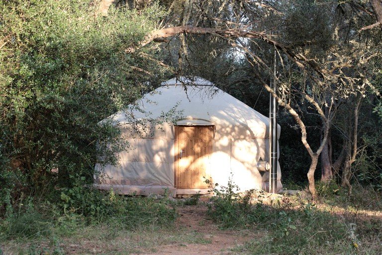 Secluded Off-Grid Yurt Stay with Outdoor Kitchen near Tramuntana Mountains, Mallorca