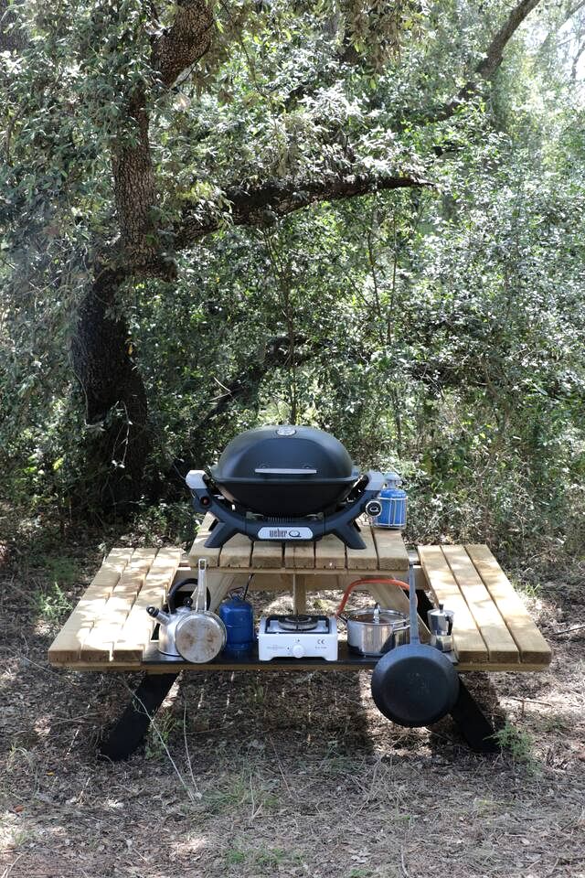 Secluded Off-Grid Yurt Stay with Outdoor Kitchen near Tramuntana Mountains, Mallorca