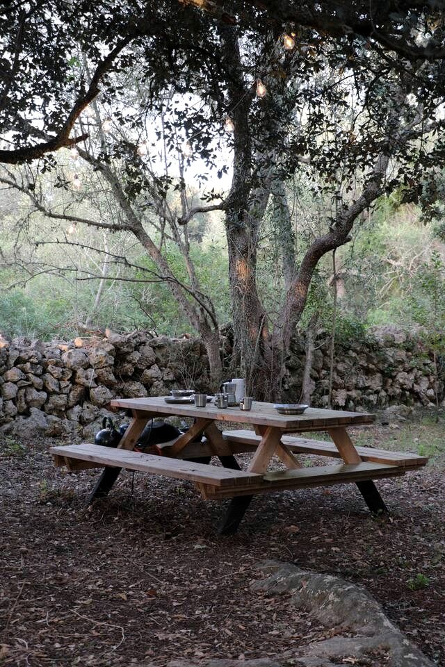 Secluded Off-Grid Yurt Stay with Outdoor Kitchen near Tramuntana Mountains, Mallorca