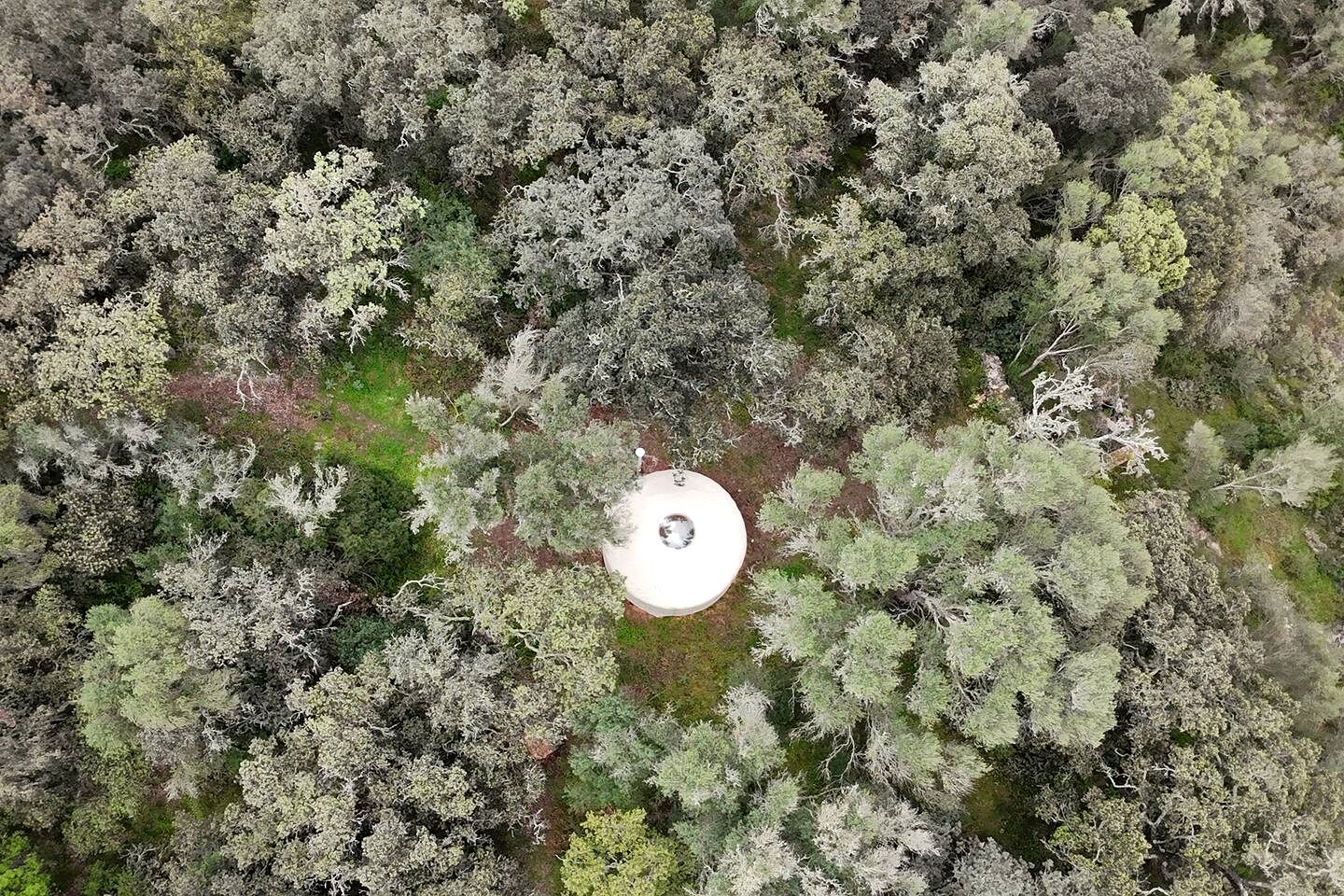 Secluded Off-Grid Yurt Stay with Outdoor Kitchen near Tramuntana Mountains, Mallorca