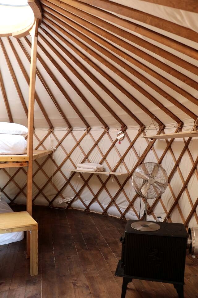 Secluded Off-Grid Yurt Stay with Outdoor Kitchen near Tramuntana Mountains, Mallorca