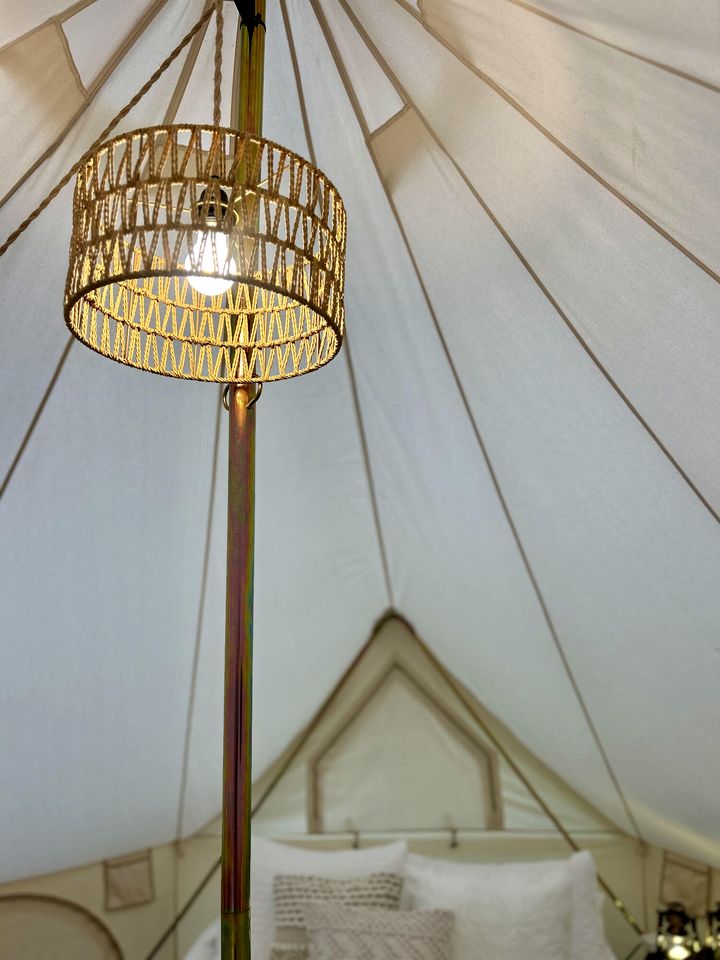 Charming Woodland Glamping Tents with Fire Pit and Elevated Decks near Gentry, West Virginia