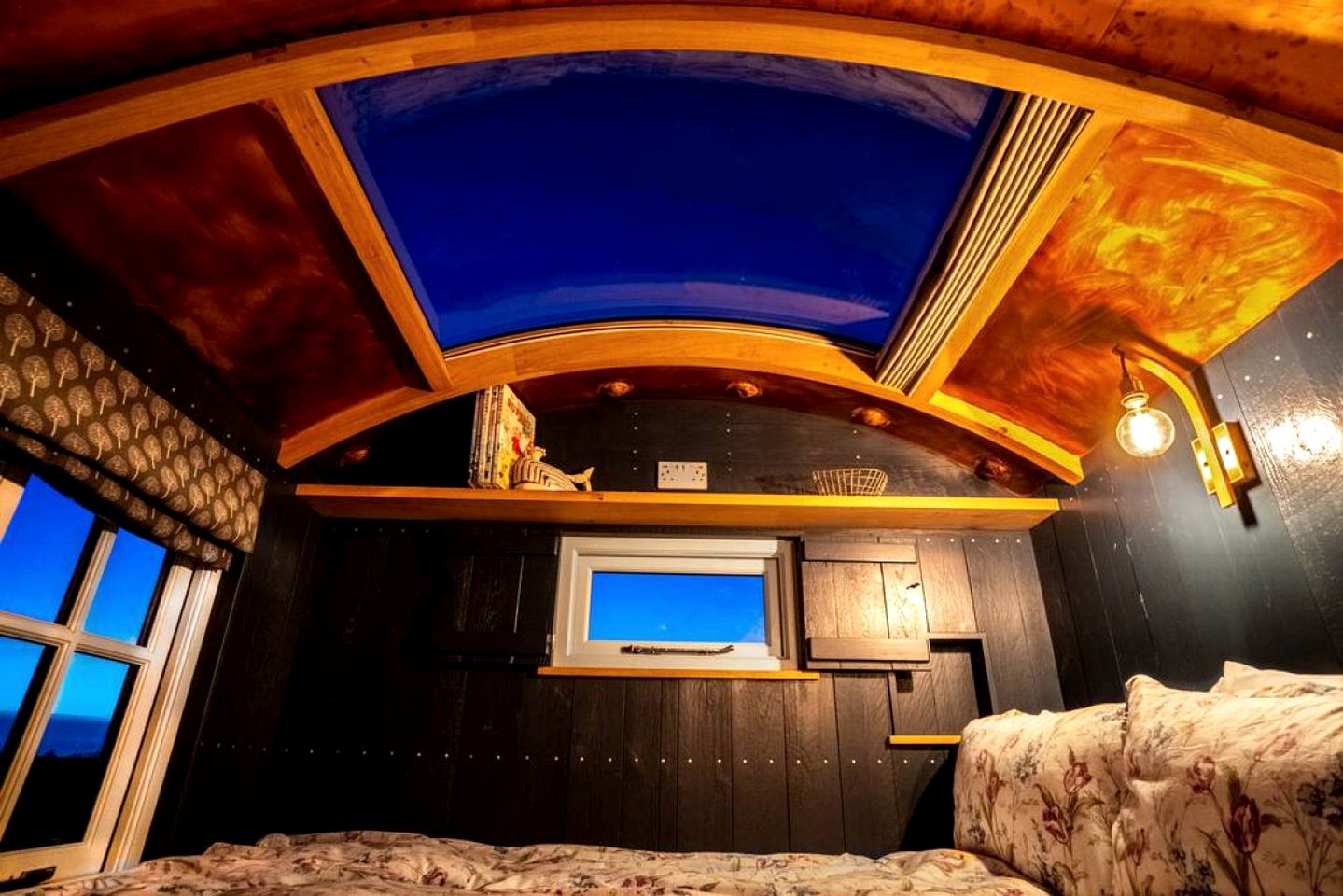 Astronomer Shepherd's hut in Dorset, England