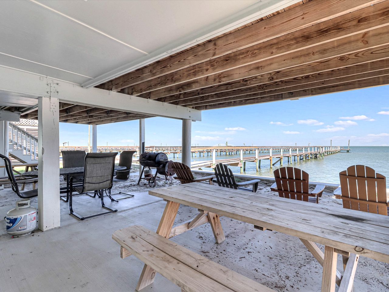 Waterfront Rockport Home with Private 300’ Fishing Pier near Copano Bay, Texas