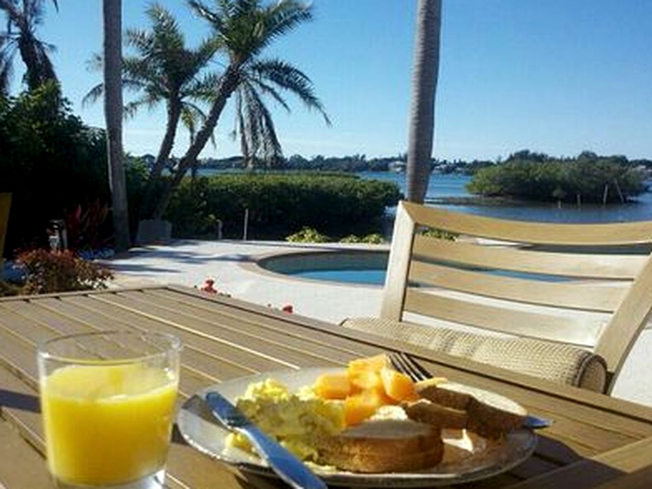 Waterfront Rental on Sarasota Bay, Florida