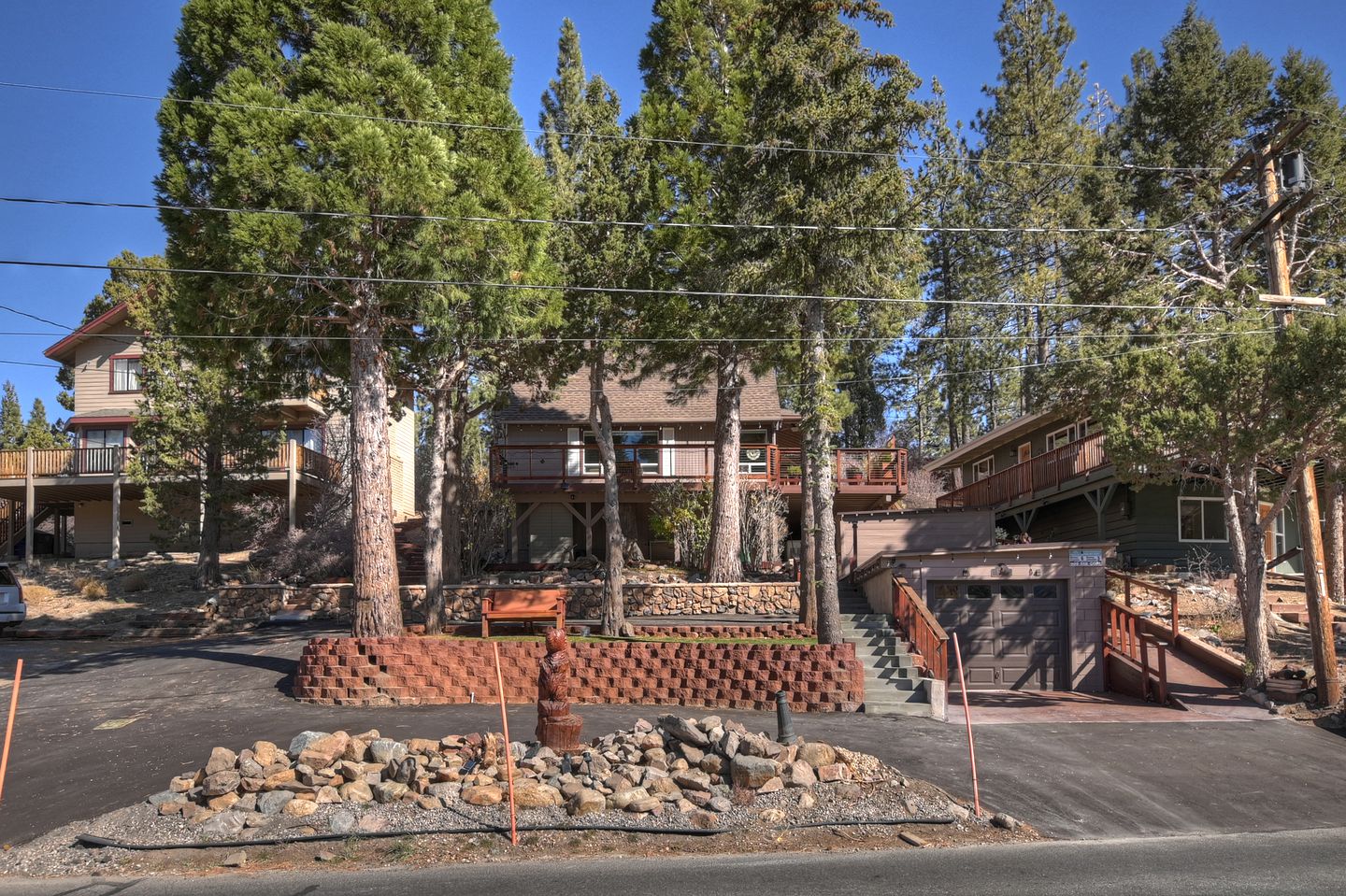 Unwind with a View: Cabin Overlooking the Slopes in Big Bear Lake, California
