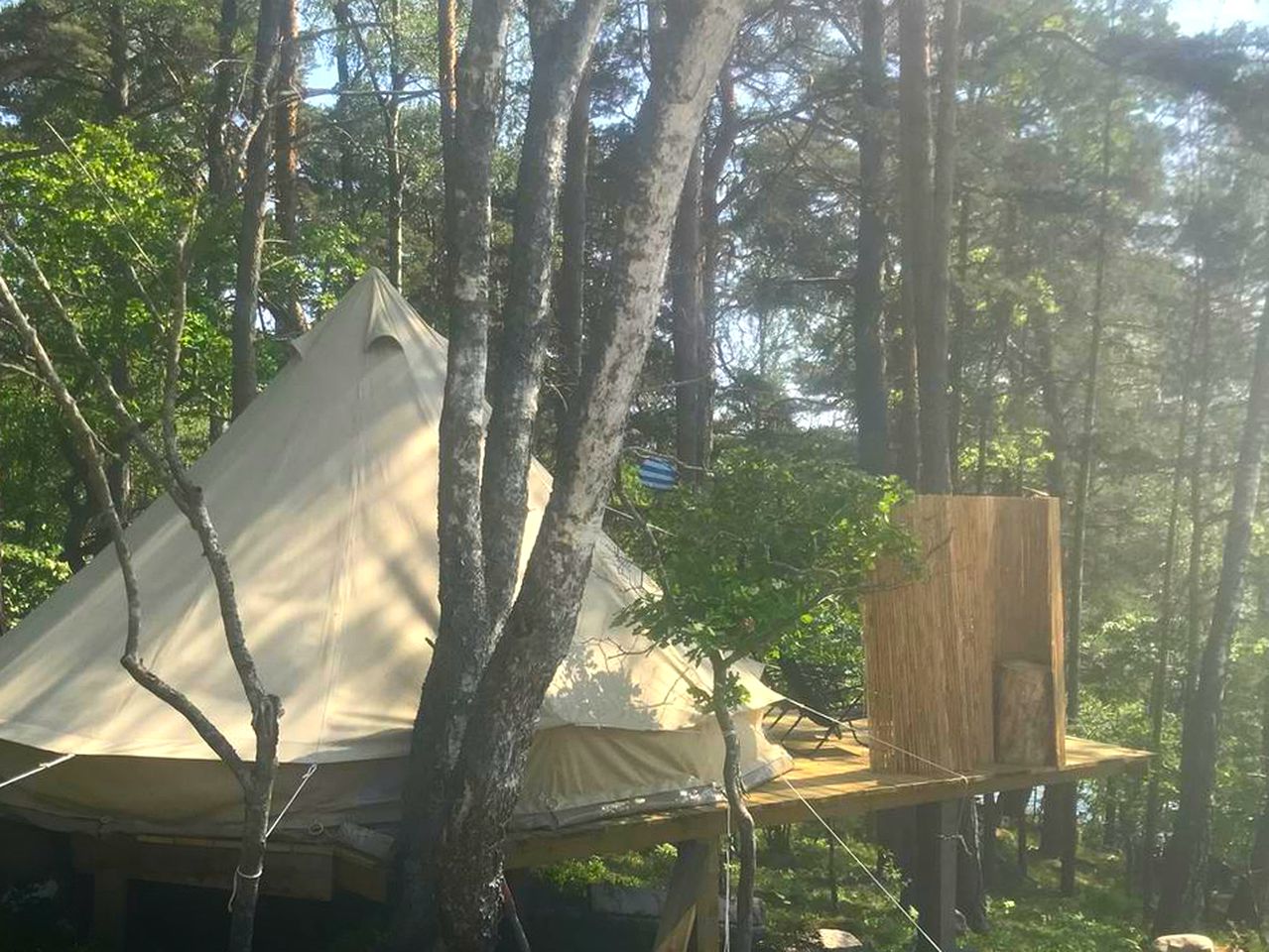 Gorgeous Tent Rental for a Romantic Getaway near Stockholm, Sweden