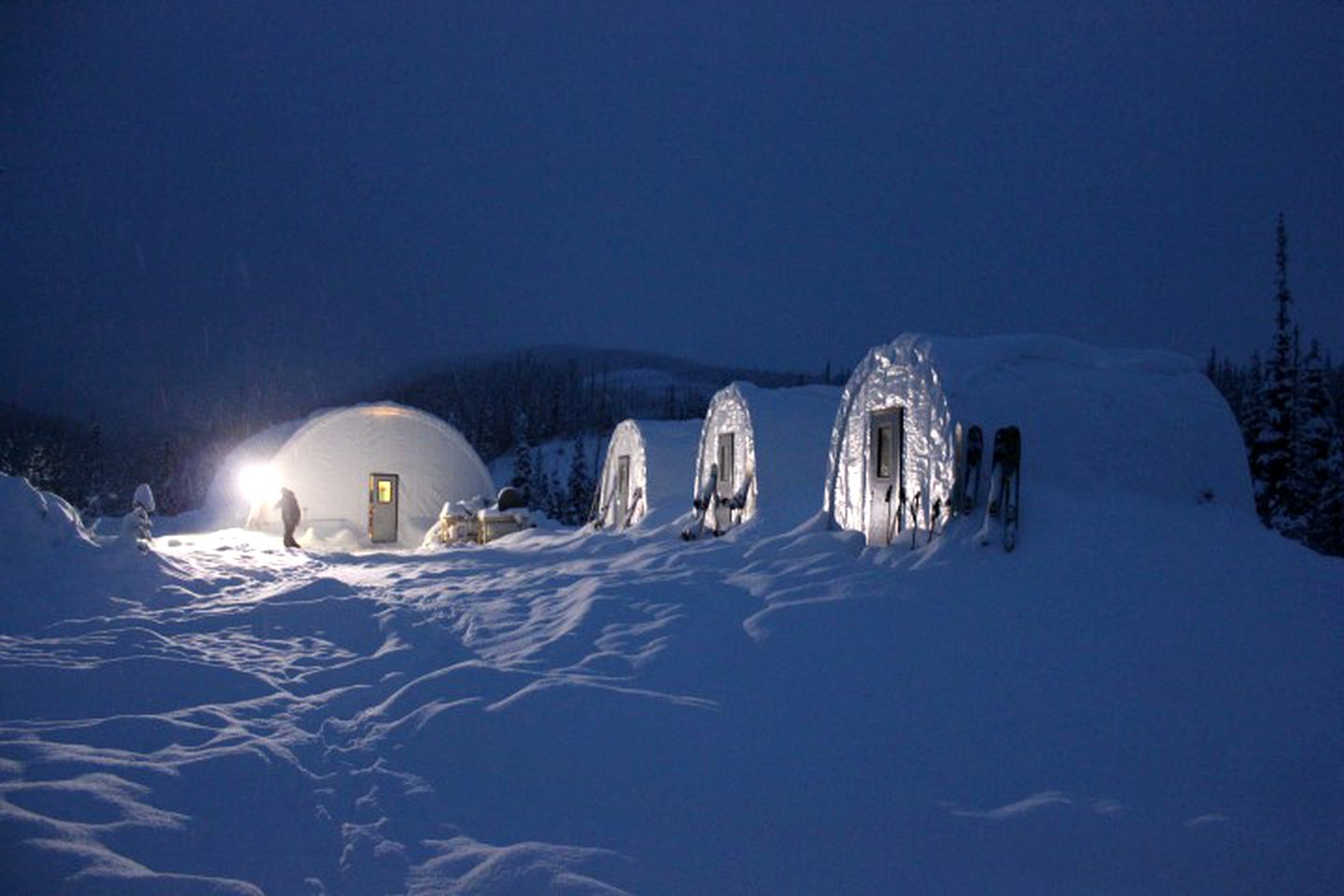 Cozy Tent Rentals for Groups at Ski Resort in British Columbia, Canada