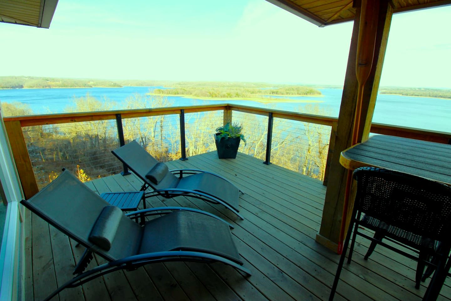 Luxury Lakeview Home with Expansive Two-Level Deck Near Beaver Lake | Rogers, Arkansas