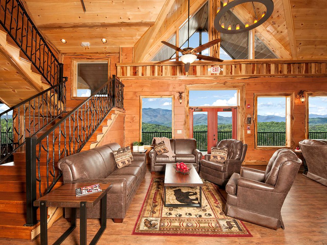 Extraordinary Vacation Cabin for Large Group Rental in Pigeon Forge, Tennessee