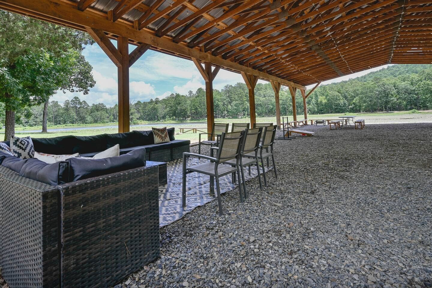 Cozy Tiny Cabin with Porch & Fire Pit near Scenic Trails in Western Arkansas