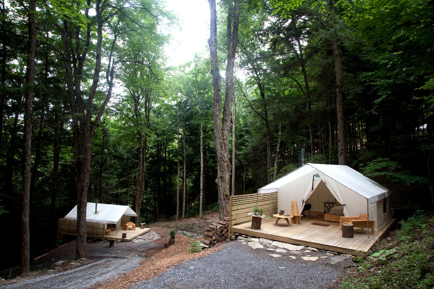 Deluxe Glamping Tent for Weekend Getaways in Upstate NY