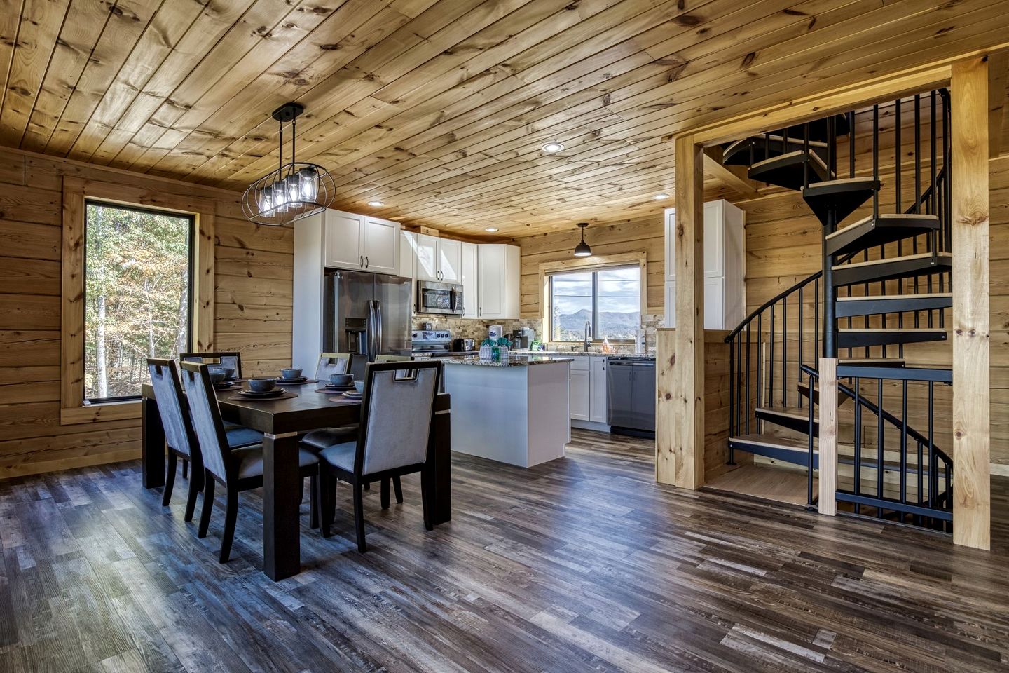 Stunning Lakefront Cabin with Hot Tub and Pool Table on Douglas Lake in Dandridge, Tennessee