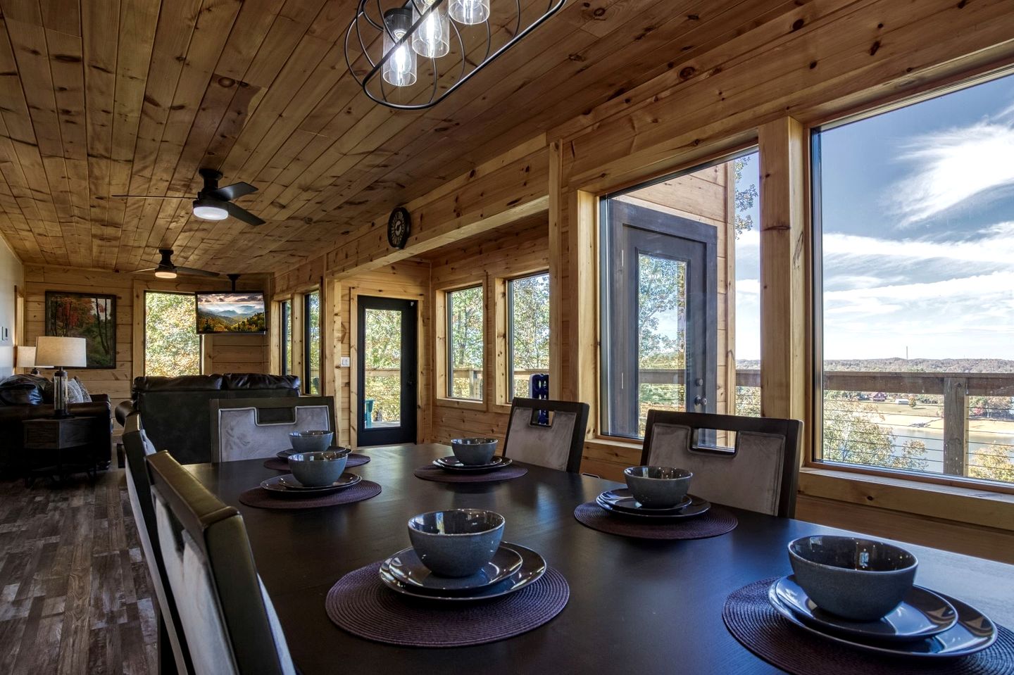 Stunning Lakefront Cabin with Hot Tub and Pool Table on Douglas Lake in Dandridge, Tennessee