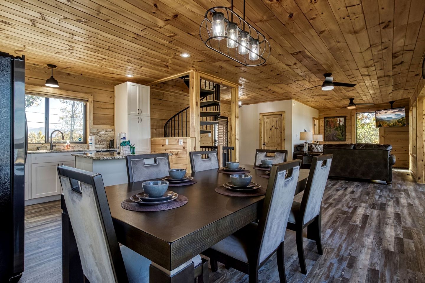 Stunning Lakefront Cabin with Hot Tub and Pool Table on Douglas Lake in Dandridge, Tennessee