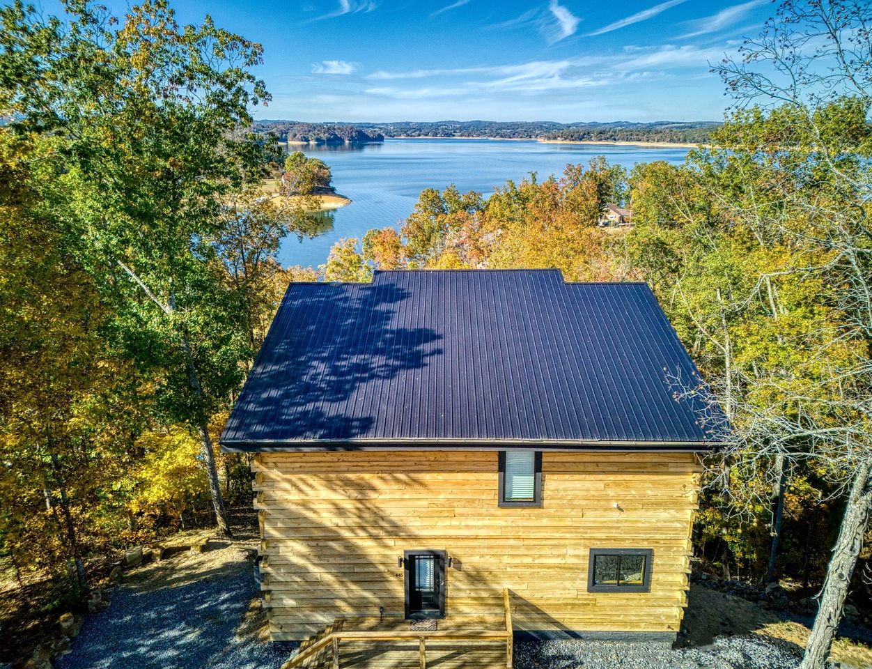 Stunning Lakefront Cabin with Hot Tub and Pool Table on Douglas Lake in Dandridge, Tennessee