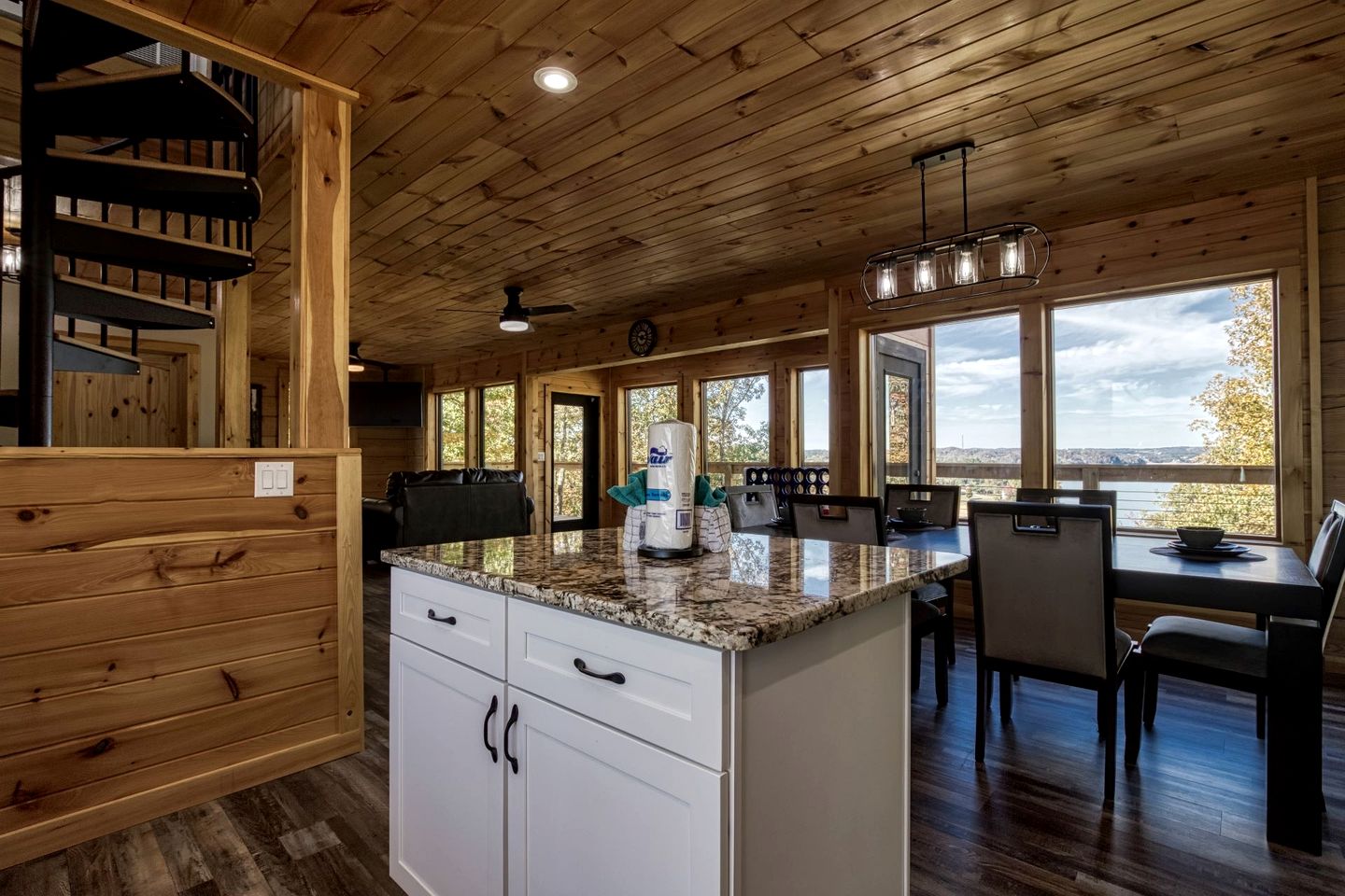 Stunning Lakefront Cabin with Hot Tub and Pool Table on Douglas Lake in Dandridge, Tennessee