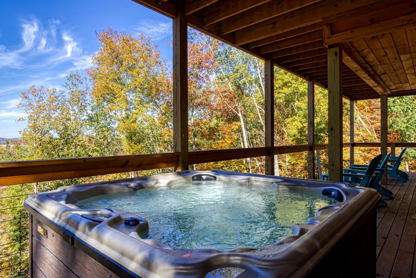 Stunning Lakefront Cabin with Hot Tub and Pool Table on Douglas Lake in Dandridge, Tennessee