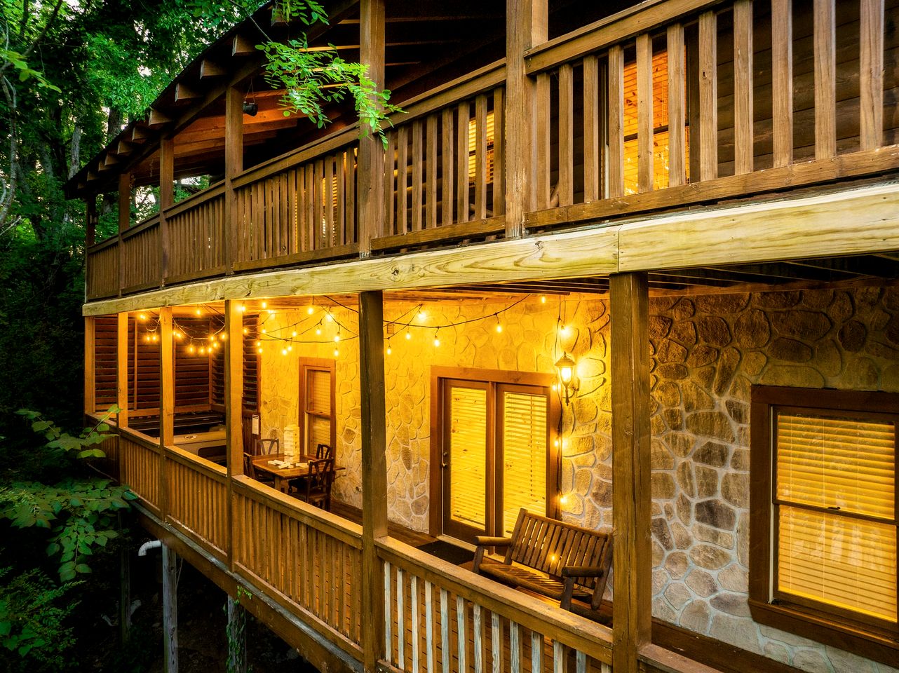 Spectacular Cabin Surrounded by Trees in Pigeon Forge, Tennessee