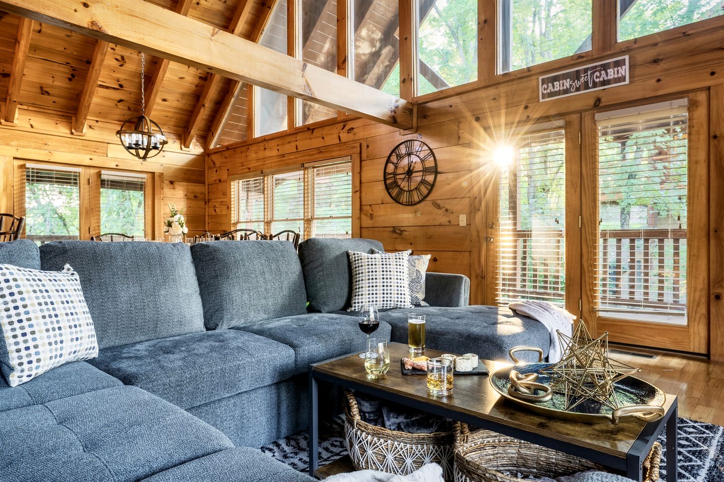 Spectacular Cabin Surrounded by Trees in Pigeon Forge, Tennessee